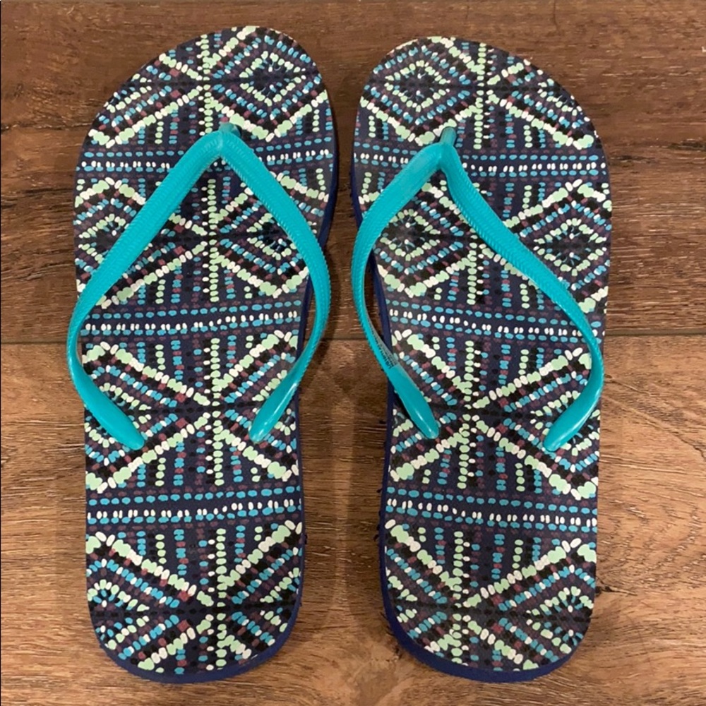 Patterned Vera Bradley Flip Flops